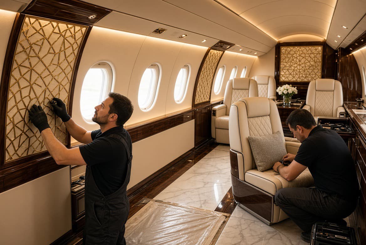 Private Jet Refurbishment