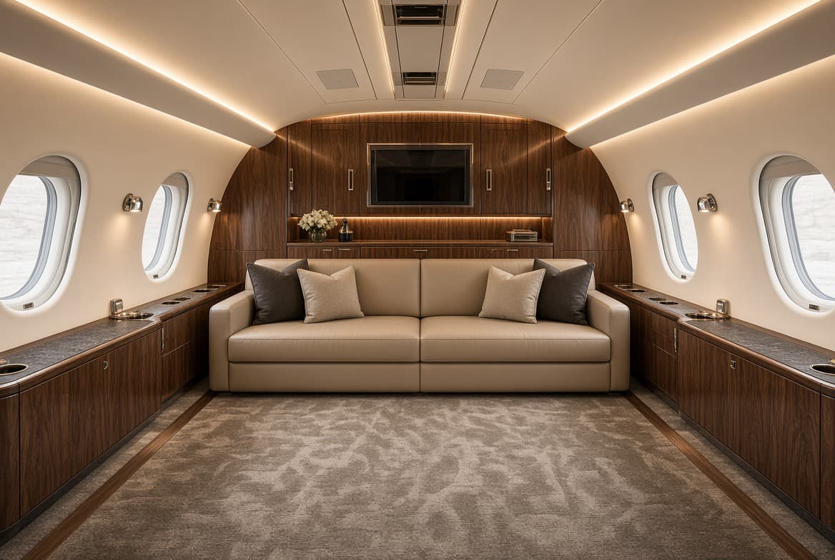 Premium Jet Cabin Interior