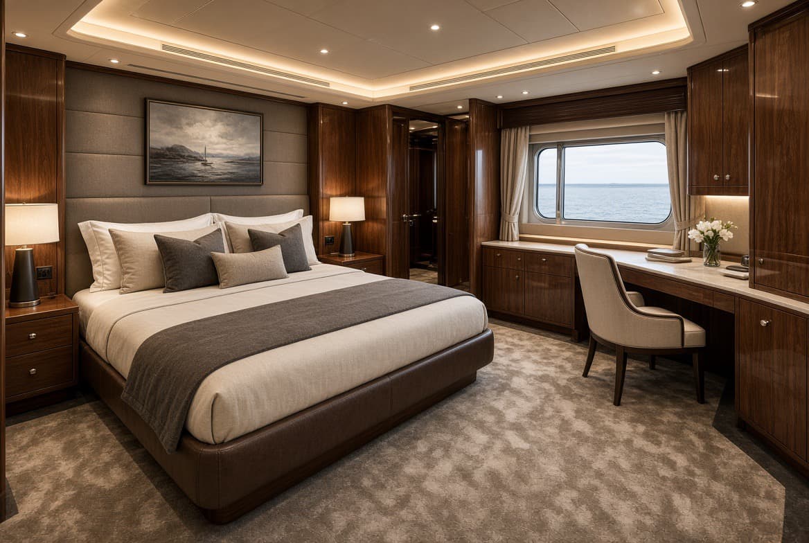 Luxury Yacht Lounge