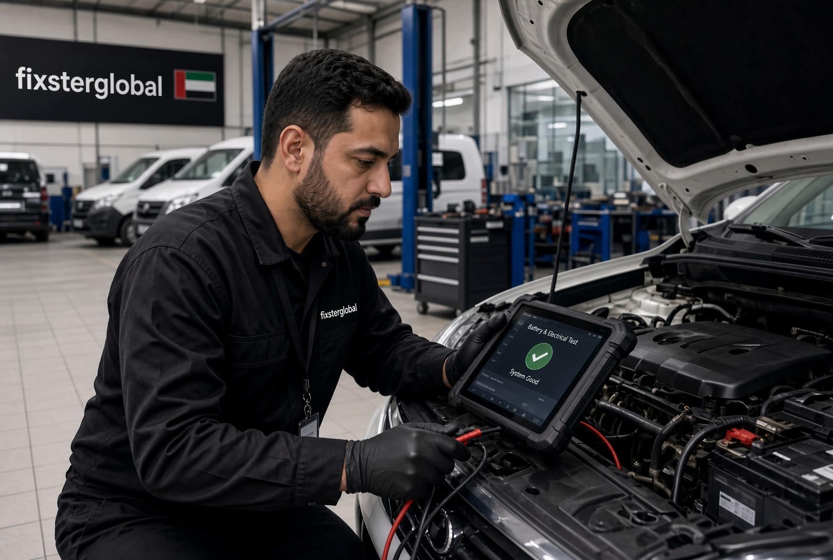Vehicle battery support