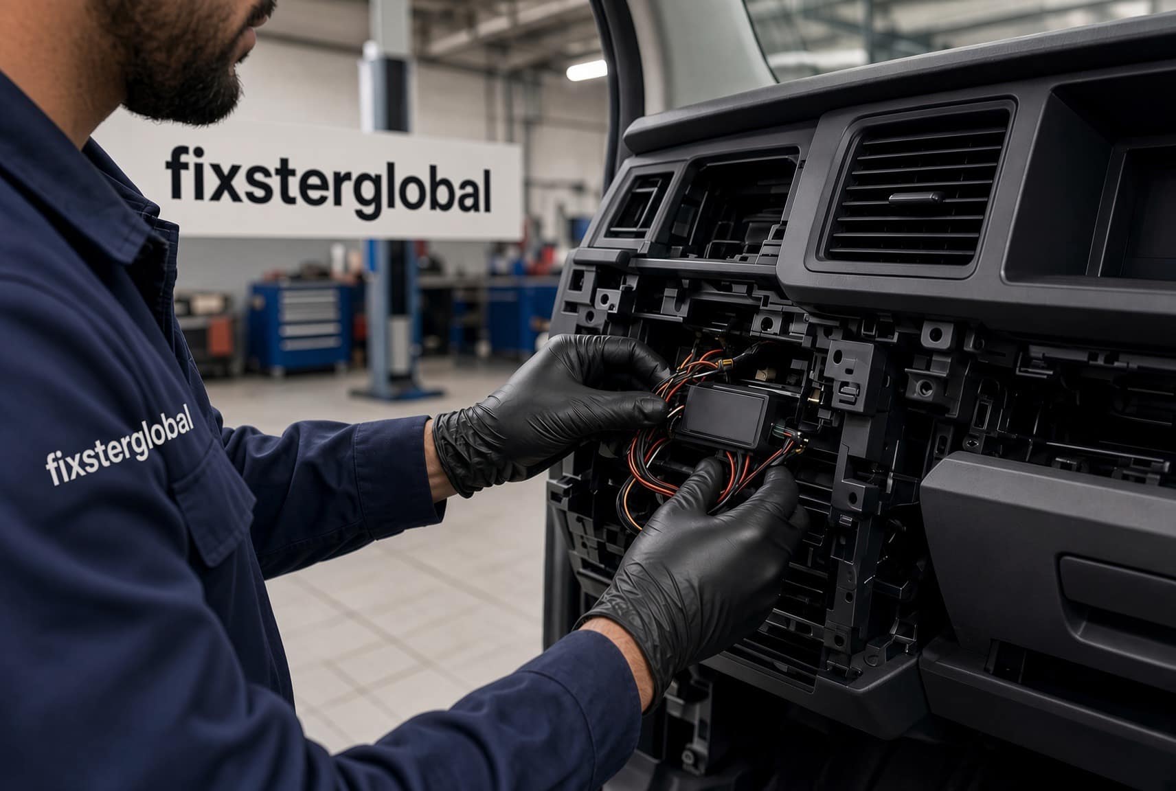GPS tracker installation in vehicle