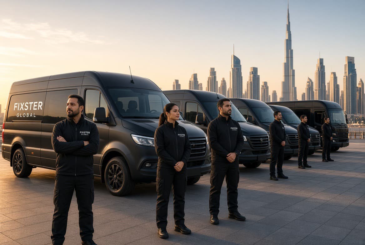 Fixster Global staff and crew transport