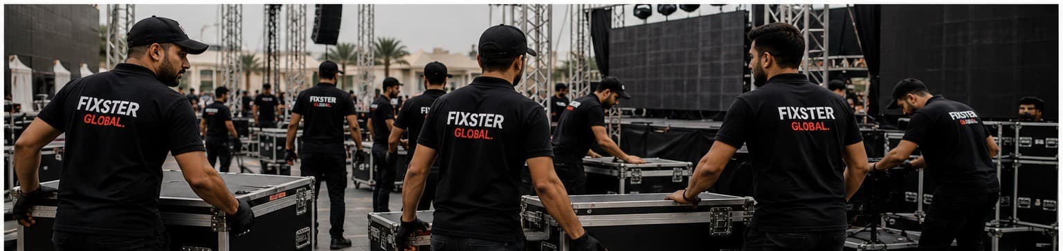 Event and project team representing Fixster Global careers and talent network